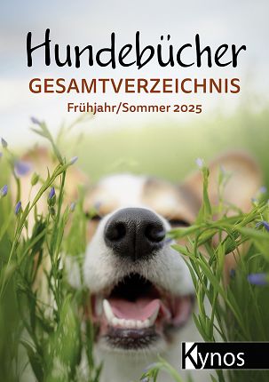 Cover mit Hund, der durch hohes Gras guckt